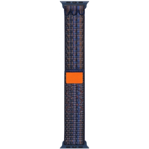 Apple Watch 38mm Hasır Kordon Strap Kayış Naylon Örgüİşlemeli KRD-91 - Mavi