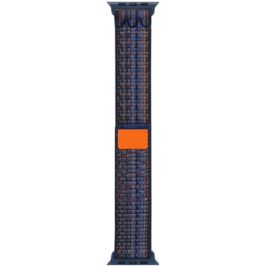 Apple Watch 38mm Hasır Kordon Strap Kayış Naylon Örgüİşlemeli KRD-91 - Mavi