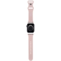 Apple Watch 38mm Hello Kitty Orjinal Lisanslı Etiket Graffiti Silikon Kordon - Krem