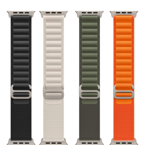 Apple Watch 38mm Kordon Hasır Metal Toka Dizaynlı KRD-74 - Yeşil