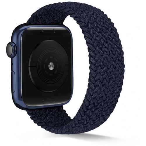 Apple Watch 38mm Kordon Hasır Örgü KRD-38 - Lacivert