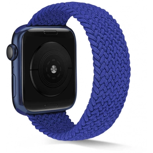 Apple Watch 38mm Kordon Hasır Örgü KRD-38 - Mavi