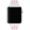 Apple Watch 38mm Kordon Spor Silikon Delikli KRD-02 - Pembe