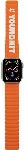 Apple Watch 38mm Kordon Youngkit Classical Magnetik Tak Çıkar Silikon Strap Kayış - Turuncu
