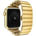 Apple Watch 38mm KRD-41 Ayarlanabilir Metal Kordon - Gold