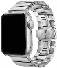 Apple Watch 42mm KRD-41 Ayarlanabilir Metal Kordon - Gümüş