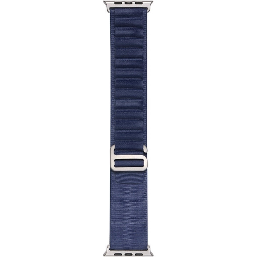 Apple Watch 38mm Zore Band-74 Hasır Kordon - Midnight Blue
