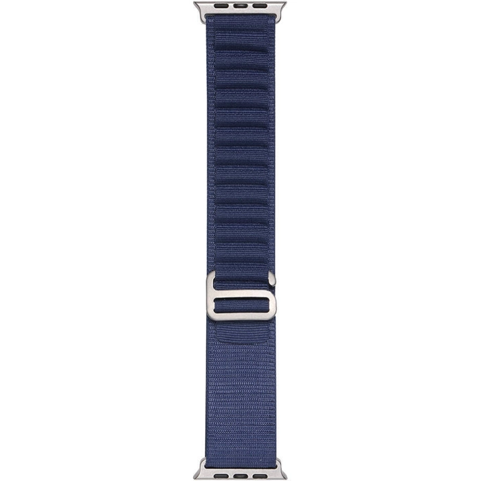 Apple Watch 38mm Zore Band-74 Hasır Kordon - Midnight Blue