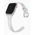 Apple Watch 40mm Deri Kordon KRD-28 - Beyaz