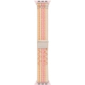 Apple Watch 40mm Hasır Kordon Strap Kayış Naylon Örgüİşlemeli KRD-91 - Pembe