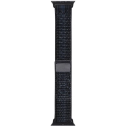 Apple Watch 40mm Hasır Kordon Strap Kayış Naylon Örgüİşlemeli KRD-91 - Siyah