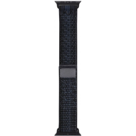 Apple Watch 40mm Hasır Kordon Strap Kayış Naylon Örgüİşlemeli KRD-91 - Siyah