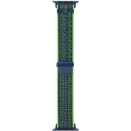 Apple Watch 40mm Hasır Kordon Strap Kayış Naylon Örgüİşlemeli KRD-91 - Yeşil