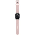 Apple Watch 40mm Hello Kitty Orjinal Lisanslı Etiket Graffiti Silikon Kordon - Krem