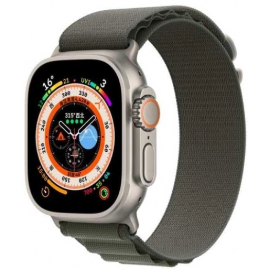 Apple Watch 40mm Kordon Hasır Metal Toka Dizaynlı KRD-74 - Yeşil