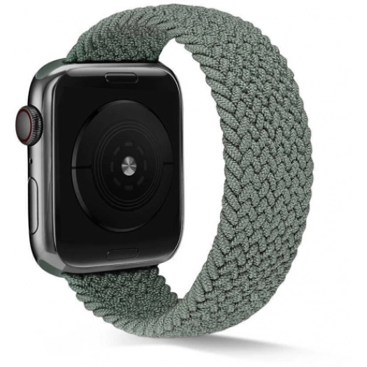 Apple Watch 40mm Kordon Hasır Örgü KRD-38 - Yeşil