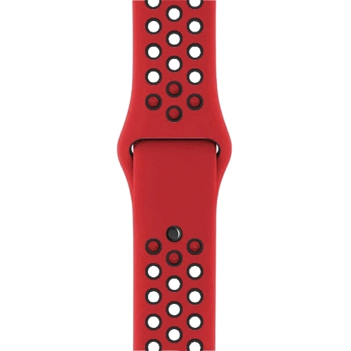 Apple Watch 40mm Kordon Spor Silikon Delikli KRD-02 - Kırmızı