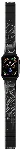 Apple Watch 40mm Kordon Youngkit Technological Magnetik Tak Çıkar Silikon Strap Kayış - Siyah
