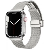 Apple Watch 40mm Kordon Zore KRD-85 22mm Metal Kordon - Gümüş