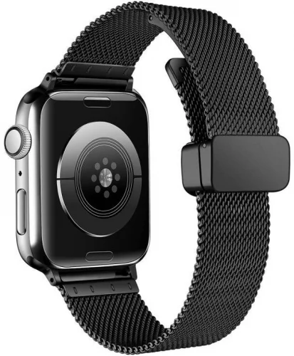 Apple Watch 40mm Kordon Zore KRD-85 22mm Metal Kordon - Siyah