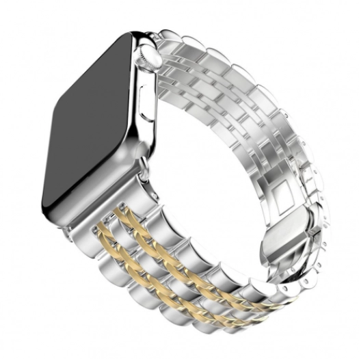 Apple Watch 40mm Metal Kordon Klipsli KRD-14 - Gold