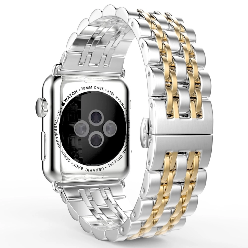 Apple Watch 40mm Metal Kordon Klipsli KRD-14 - Gold