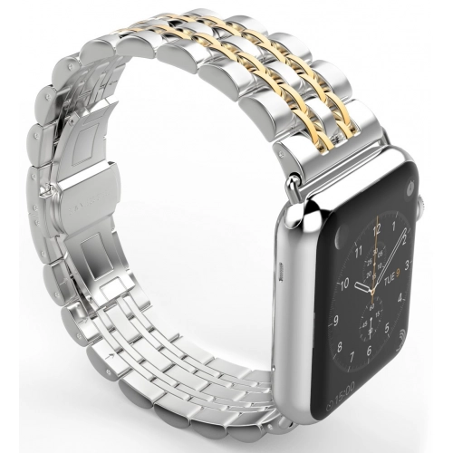 Apple Watch 40mm Metal Kordon Klipsli KRD-14 - Rose Gold