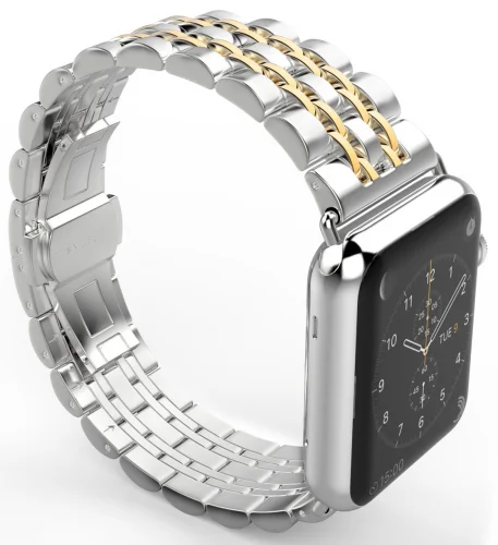 Apple Watch 40mm Metal Kordon Klipsli KRD-14 - Siyah