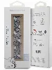 Apple Watch 41mm Hello Kitty Orjinal Lisanslı Etiket Graffiti Silikon Kordon - Krem