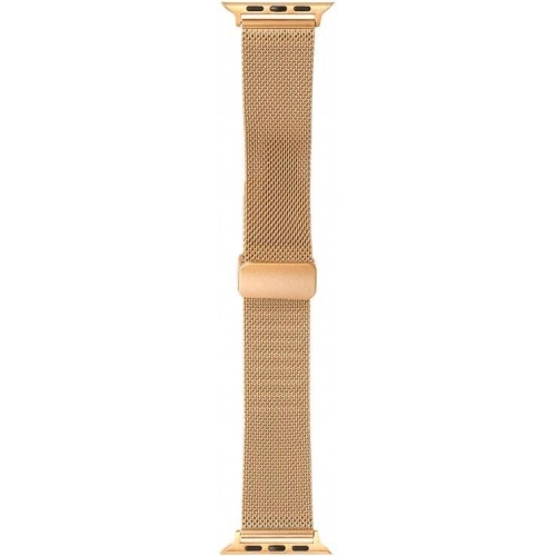 Apple Watch 42mm Kordon Zore KRD-85 22mm Metal Kordon - Gold