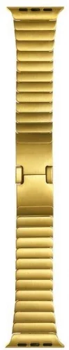 Apple Watch 42mm Metal Kordon Çizgi Tasarım Şık Ve Dayanıklı KRD-82 - Rose Gold