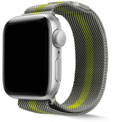 Apple Watch 42mm Metal Kordon KRD-40 - Yeşil