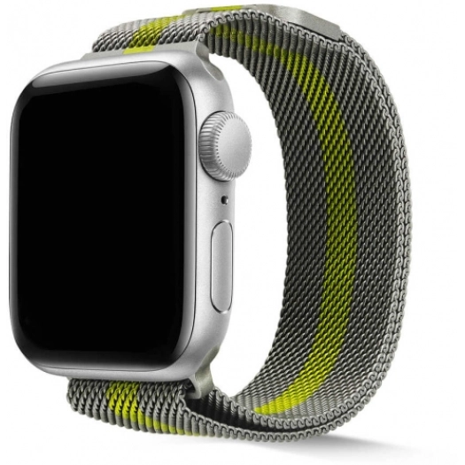 Apple Watch 42mm Metal Kordon KRD-40 - Yeşil