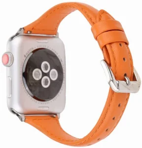 Apple Watch 44mm Deri Kordon KRD-28 - Kahverengi