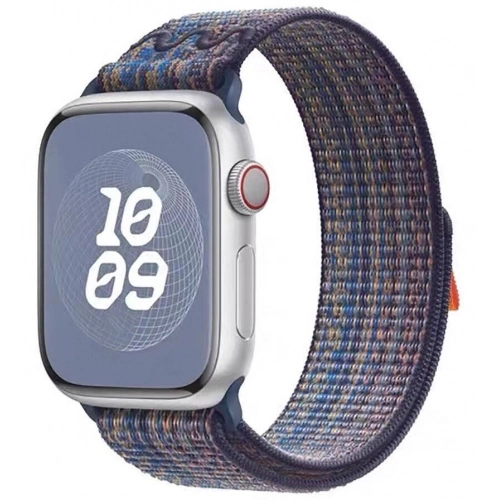 Apple Watch 44mm Hasır Kordon Strap Kayış Naylon Örgüİşlemeli KRD-91 - Pembe
