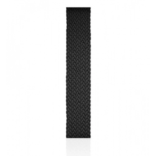 Apple Watch 44mm Kordon Hasır Örgü KRD-38 - Siyah