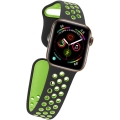Apple Watch 44mm Kordon Spor Silikon Delikli KRD-02 - Yeşil