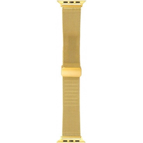 Apple Watch 44mm Kordon Zore KRD-85 22mm Metal Kordon - Gold