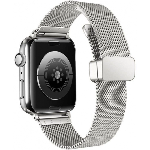 Apple Watch 44mm Kordon Zore KRD-85 22mm Metal Kordon - Siyah