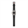 Apple Watch 44mm SkinArma Spunk Serisi PU Deri Kordon - Gri