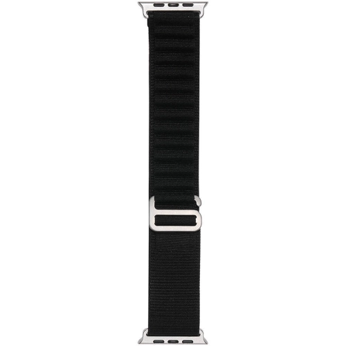 Apple Watch 44mm Zore Band-74 Hasır Kordon - Siyah