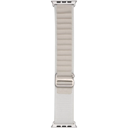 Apple Watch 44mm Zore Band-74 Hasır Kordon - Starlight