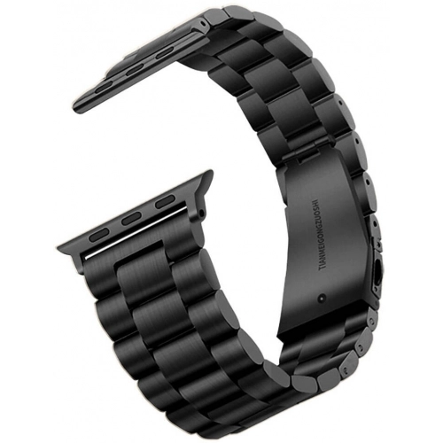 Apple Watch 45mm Kordon Band-04 Metal Kordon - Siyah