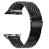 Apple Watch 7 41mm Kordon Mıknatıslı Metal - Siyah