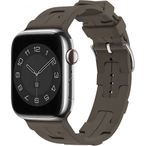 Apple Watch 7 41mm KRD-92 Silikon Kordon - Starlight