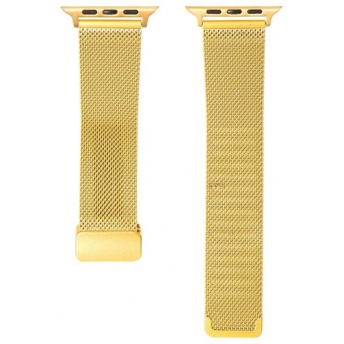 Apple Watch 7 45mm Kordon Zore KRD-85 22mm Metal Kordon - Gold