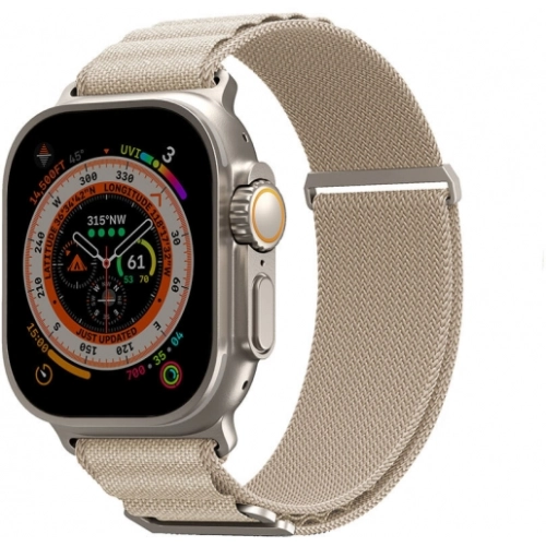 Apple Watch 7 45mm SkinArma Kobu Hasır Kordon - Olive