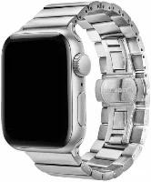 Apple Watch Ultra 49mm Kordon KRD-41 Metal Strap Kayış - Gümüş