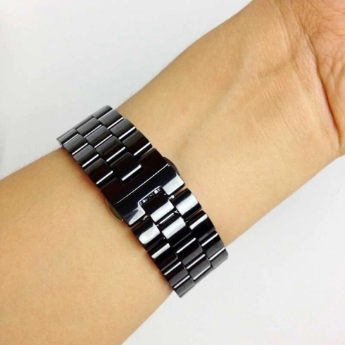 Apple Watch Ultra 49mm Kordon Metal Strap Kayış Klipsli KRD-15 - Beyaz