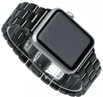 Apple Watch Ultra 49mm Kordon Metal Strap Kayış Klipsli KRD-15 - Siyah